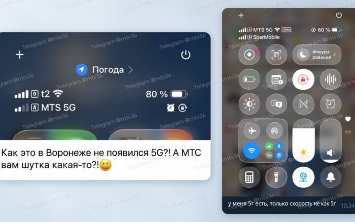 Воронежцы увидели на смартфонах MTS 5G, но скорость интернета изменилась