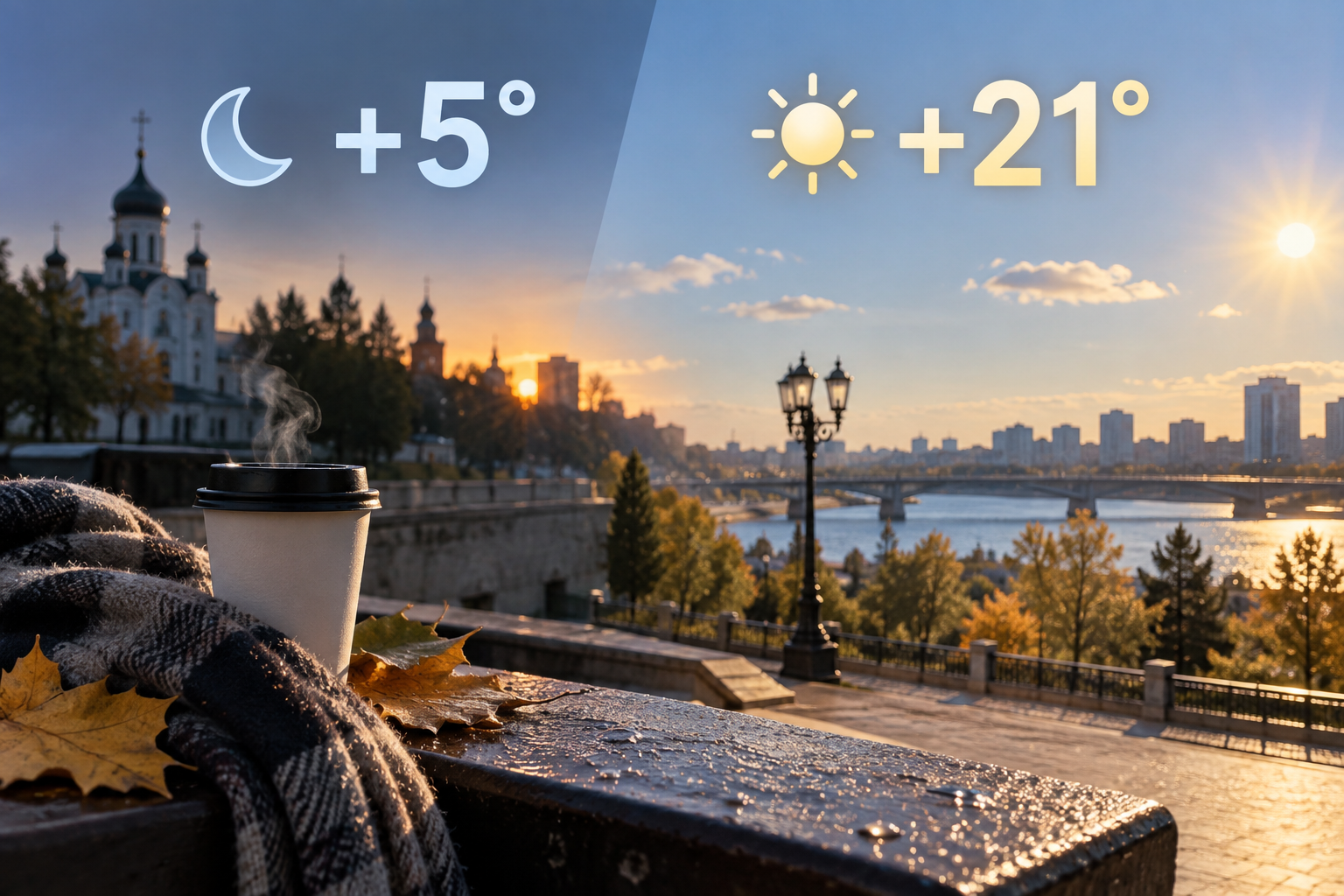 Ночью в Воронеже температура опустится до +5°