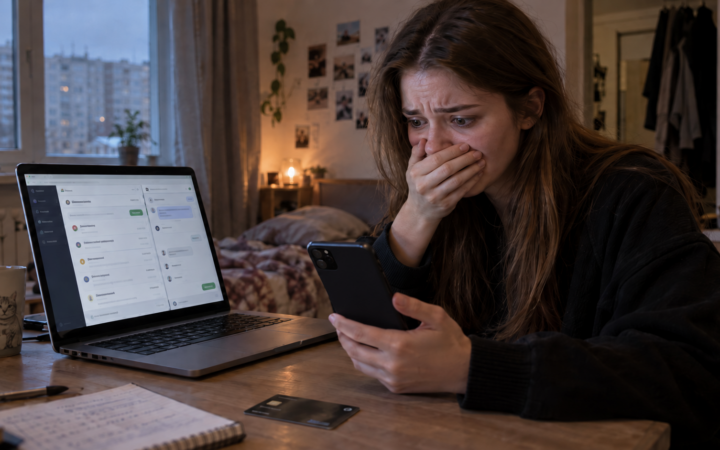 18-летняя жительница Воронежа потеряла более 1,2 млн рублей при поиске удалённой работы