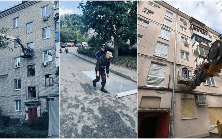 В Воронеже продолжают устранять последствия атаки БПЛА