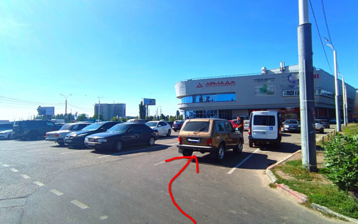 Воронежцы пожаловались на новую разметку у ТЦ «Армада»