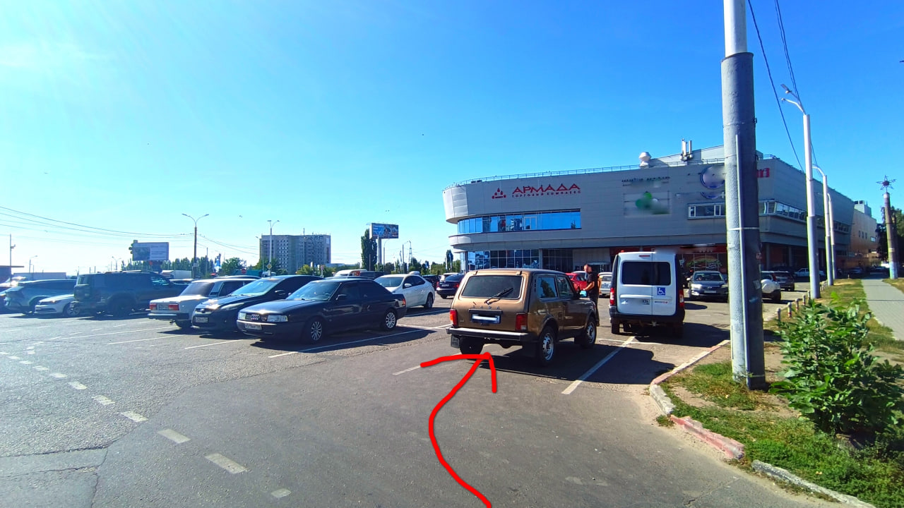Воронежцы пожаловались на новую разметку у ТЦ «Армада»