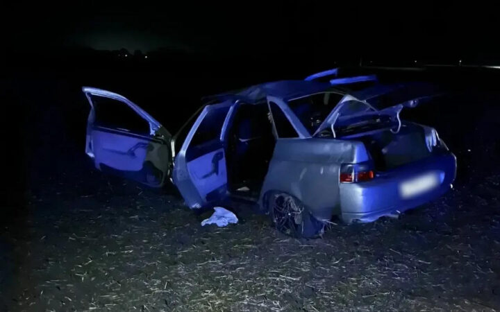 Автомобиль ВАЗ после ДТП