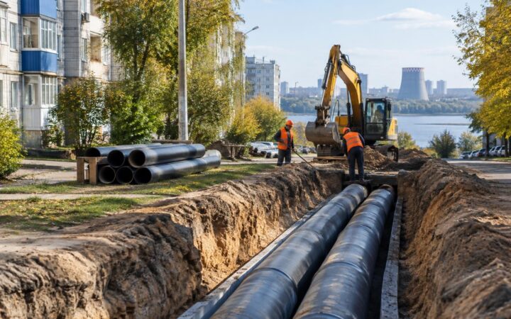 В Нововоронеже заменили более 8 км теплосетей: что изменится для жителей