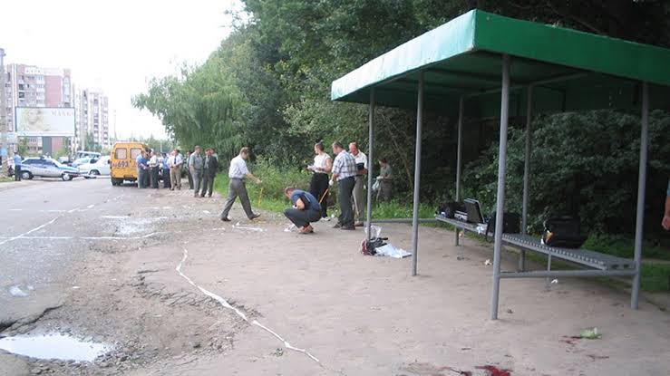 Остановка «Институт Генетики» в Воронеже, где 19 июля 2004 года прогремел взрыв