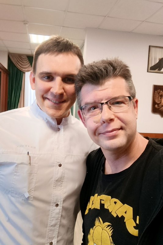 Никита Чеботарев с онкологом Русланом Мошуровым